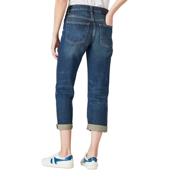 Lucky Brand Women's Size 8 Mid Rise Cuffed Mom Jeans NWT - Picture 2 of 6